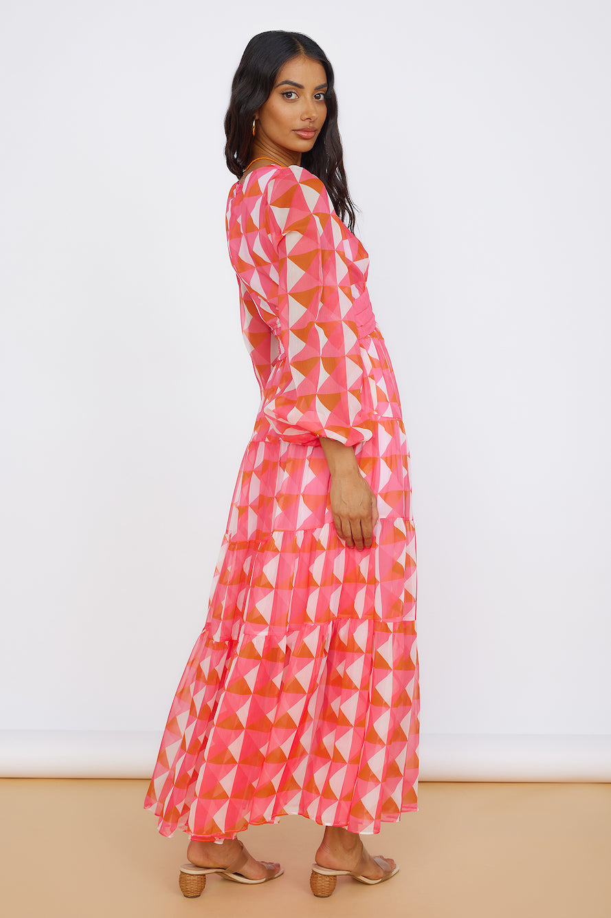 Delightful Dream Maxi Dress Pink