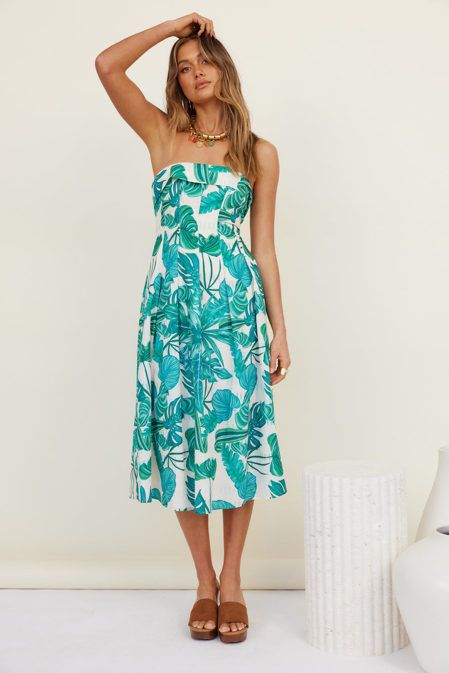 For The World Midi Dress Green