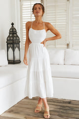 Got The Sun Maxi Dress White