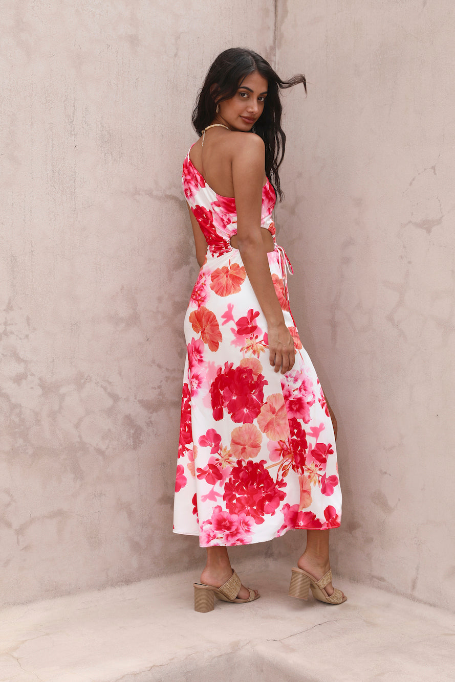 Flowers In Your Hair Maxi Dress Pink