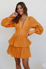 Citrus Scents Dress Orange