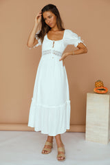 Love This Feeling Maxi Dress White