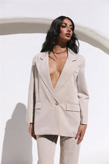 Luminary Ode Blazer Beige