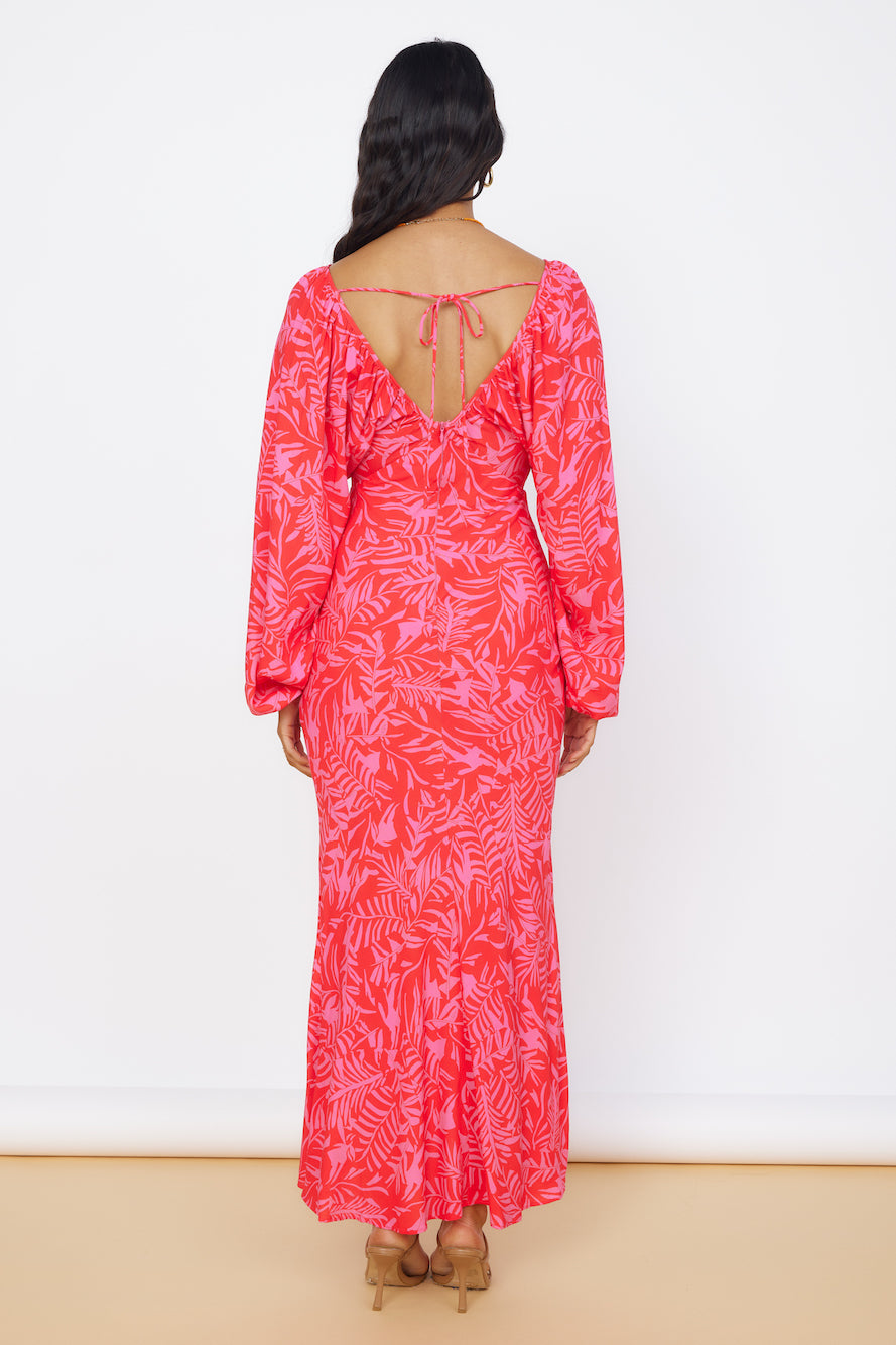 Joyful Endeavors Maxi Dress Pink