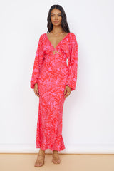 Joyful Endeavors Maxi Dress Pink