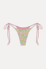 Divine Skimpy String Bikini Bottom - Nymphaea