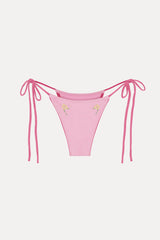 Divine Knit Skimpy Bikini Bottom - Strawberry Lemonade