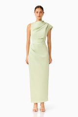 Coralie Maxi Gown in Sage Green