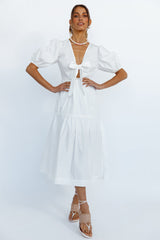 Summer Sundance Maxi Dress White