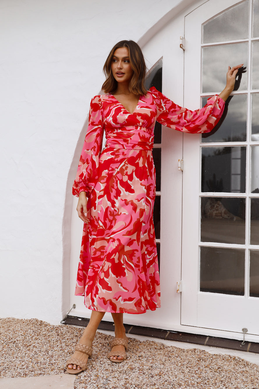 Love The Way Maxi Dress Red