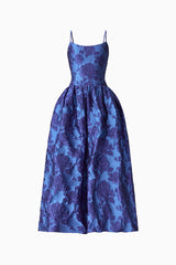 Sorelle A-Line Gown in Cobalt Blue