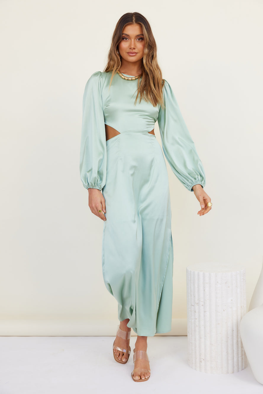 Under The Shade Maxi Dress Sage