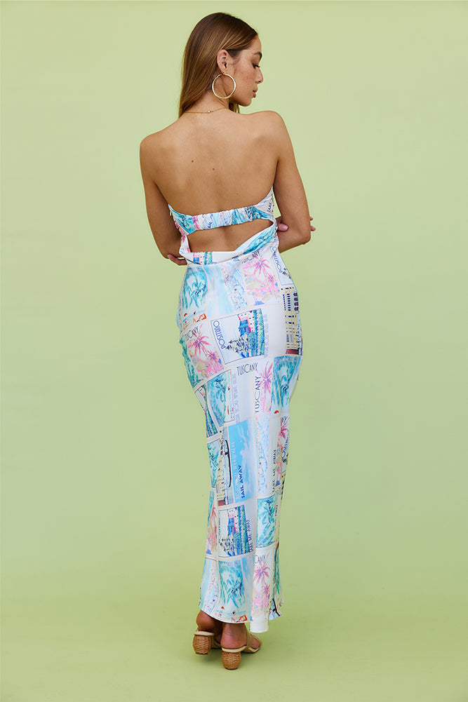 Close The Rift Maxi Dress Multi