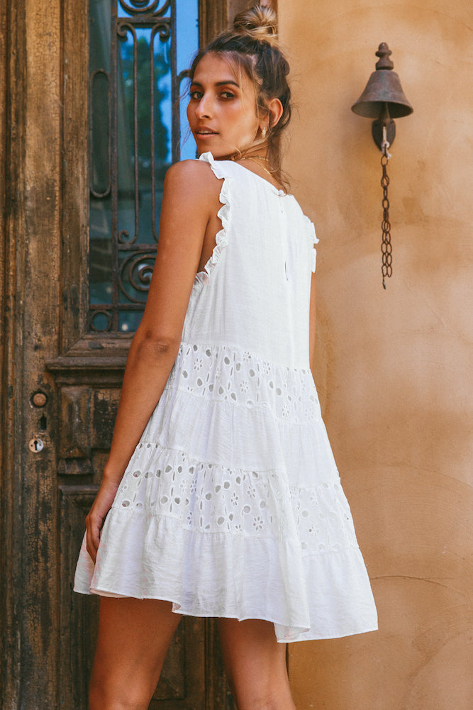 Riviere Dress White