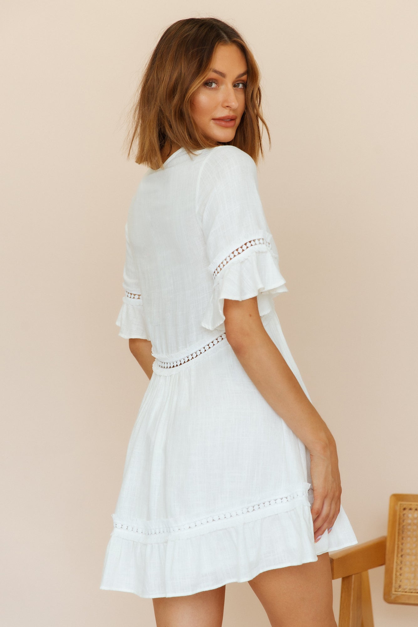 Sun Chasers Dress White