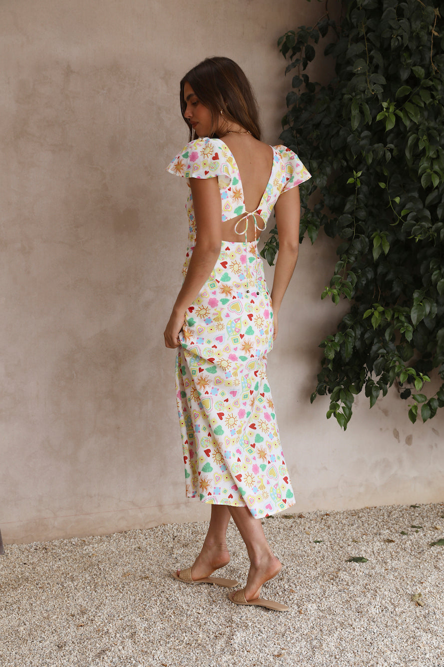 Playing In The Sun Maxi Dress Multi