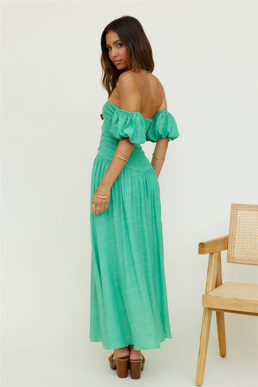 Clementine Maxi Dress Green