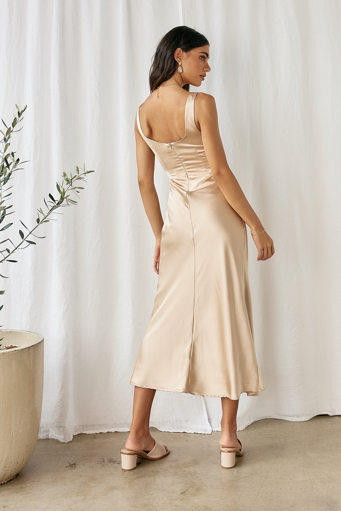 When You Breathe Maxi Dress Beige