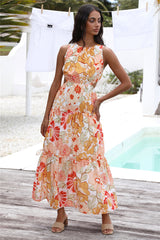 Summer Sweetheart Maxi Dress Orange