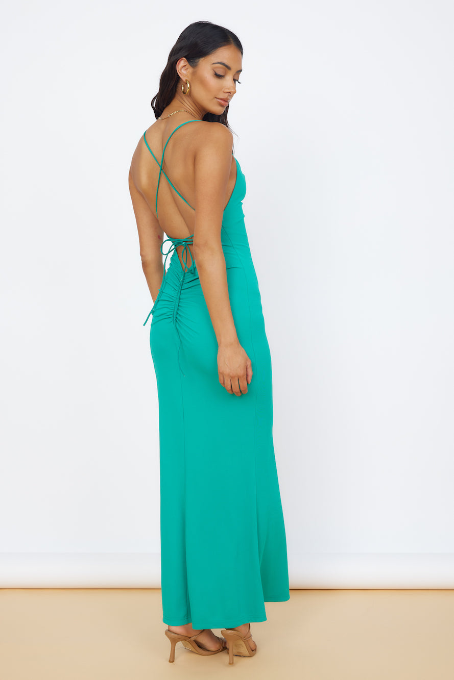 Pure Delight Maxi Dress Green