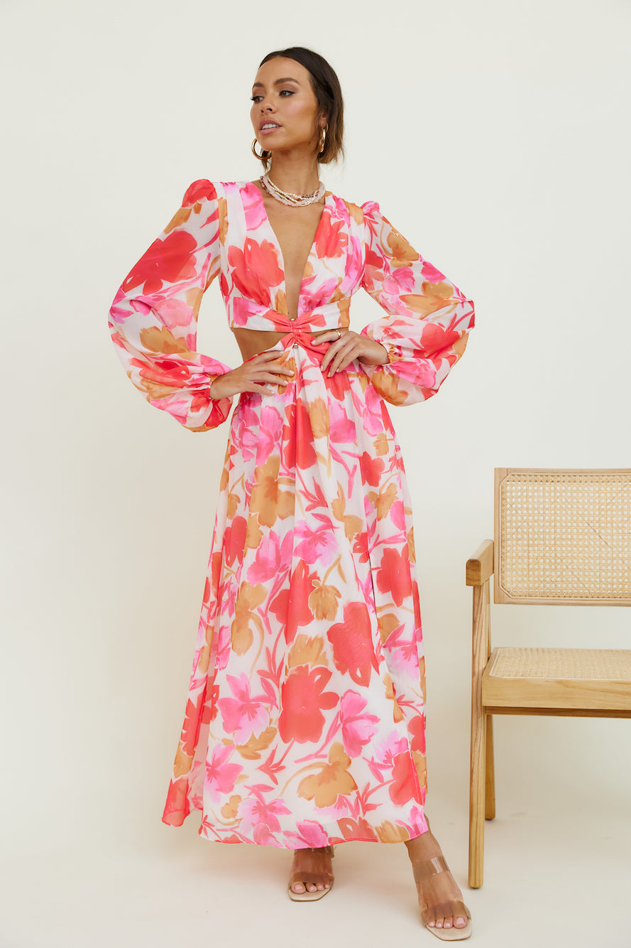 Iris Pairings Maxi Dress Floral