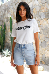 WRANGLER Classic Logo Tee White