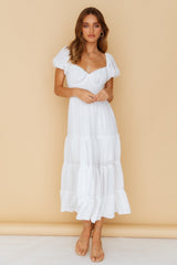 Serendipitous Moments Maxi Dress White