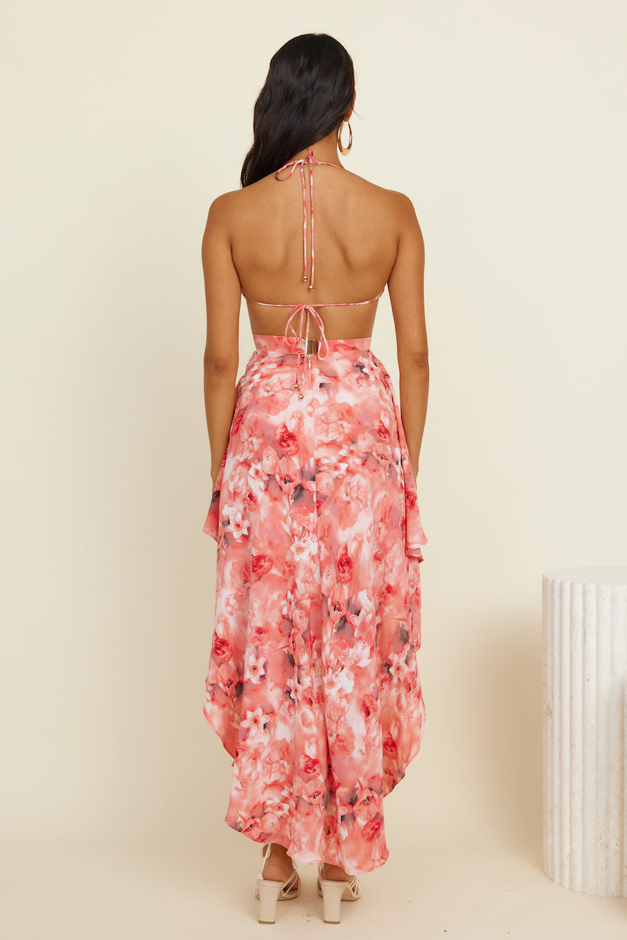 Serene Memories Maxi Dress Red