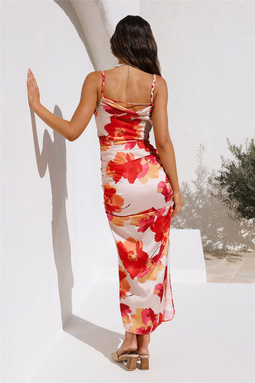 Talk About It Maxi Dress Orange