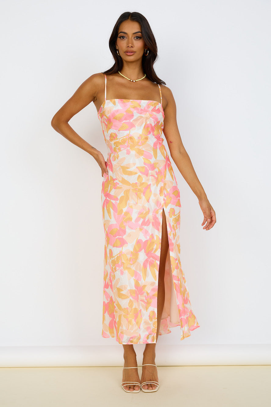 Dreamweavers Maxi Dress Pink