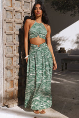 Villasi Maxi Skirt Green