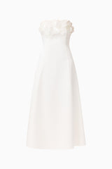 Espera Strapless Gown in White