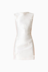 Tula Shift Mini Dress in White