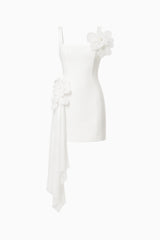 Janelle Party Mini Dress In White