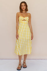 Never Cloudy Maxi Dress Yellow