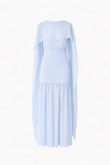 Eliane Cape Gown in Blue