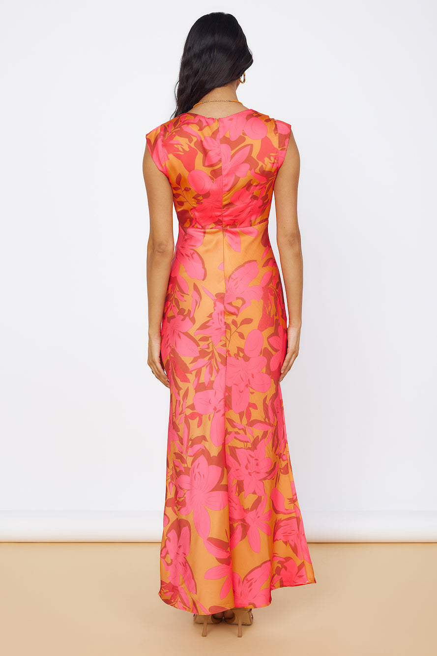 Radiant Skies Maxi Dress Orange