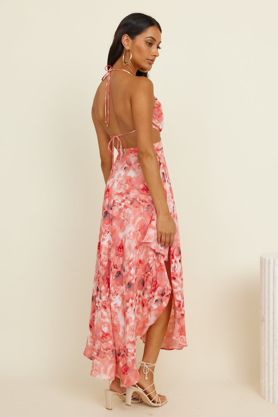 Serene Memories Maxi Dress Red