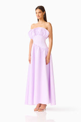 Laurel Sleeveless Maxi Dress in Purple