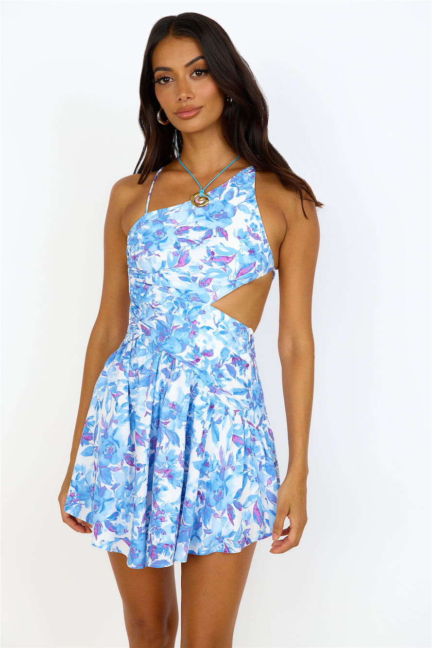 Wild Emotions Dress Blue