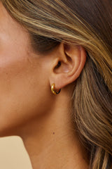 18k Gold Plated Mine Forever Earrings Gold