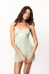 Sorrento Embellished Lace Mini Dress