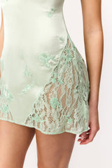 Sorrento Embellished Lace Mini Dress