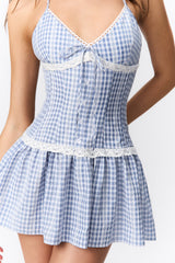 Marini Gingham Mini Dress