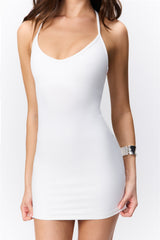 Body Halter Tank Mini Dress