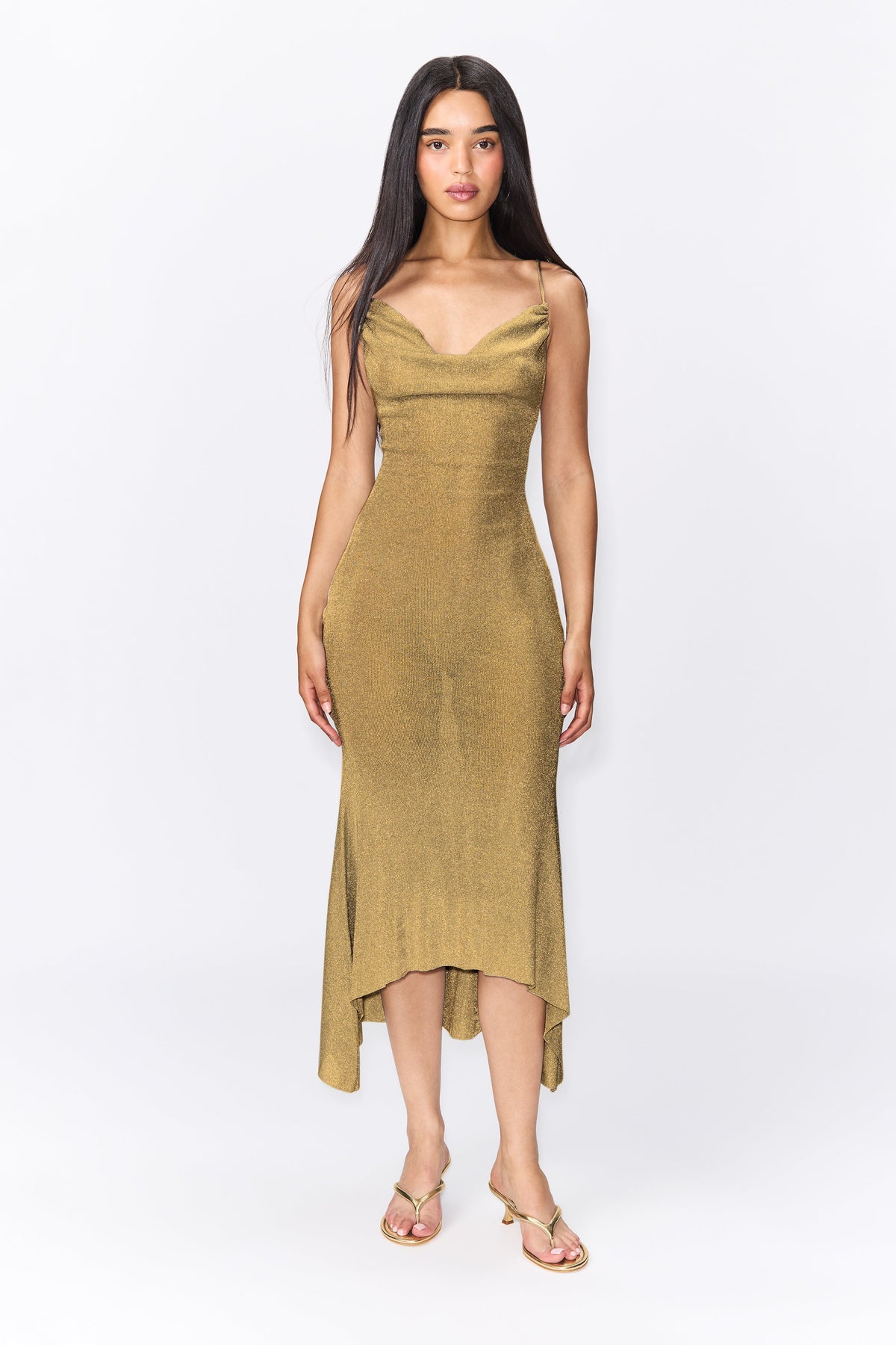 Elsie Cowl Neck Dress