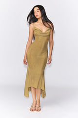 Elsie Cowl Neck Dress