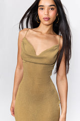 Elsie Cowl Neck Dress