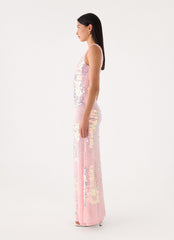 Erinah Sequin Maxi Dress - Pink