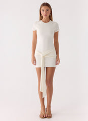 Evani Mini Dress - White